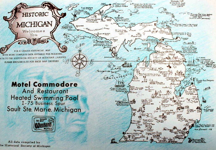 Motel Commodore - Old Postcard And Promos (newer photo)